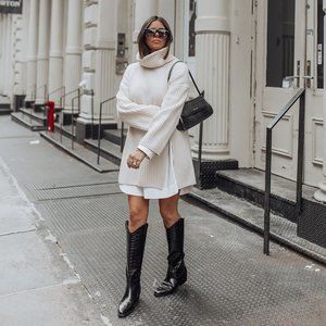 marc fisher ltd high shaft croco leather boots